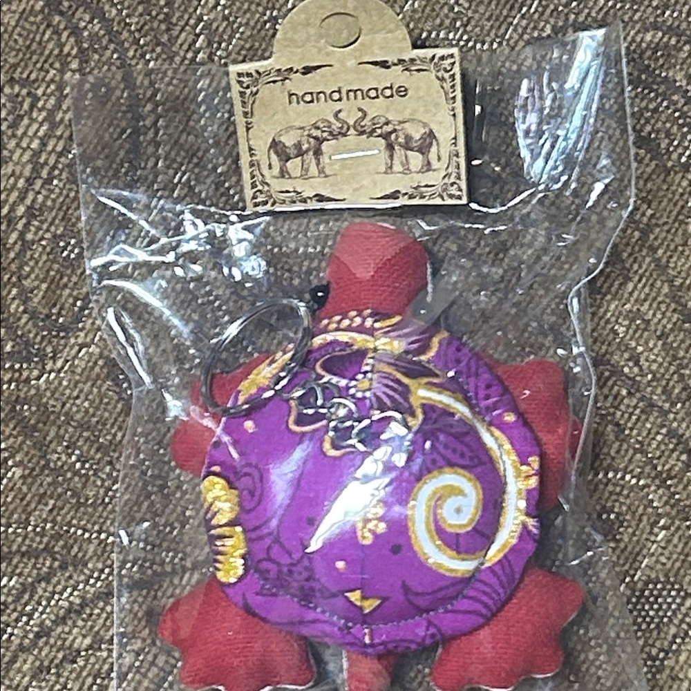 Colorful Turtle Keychain